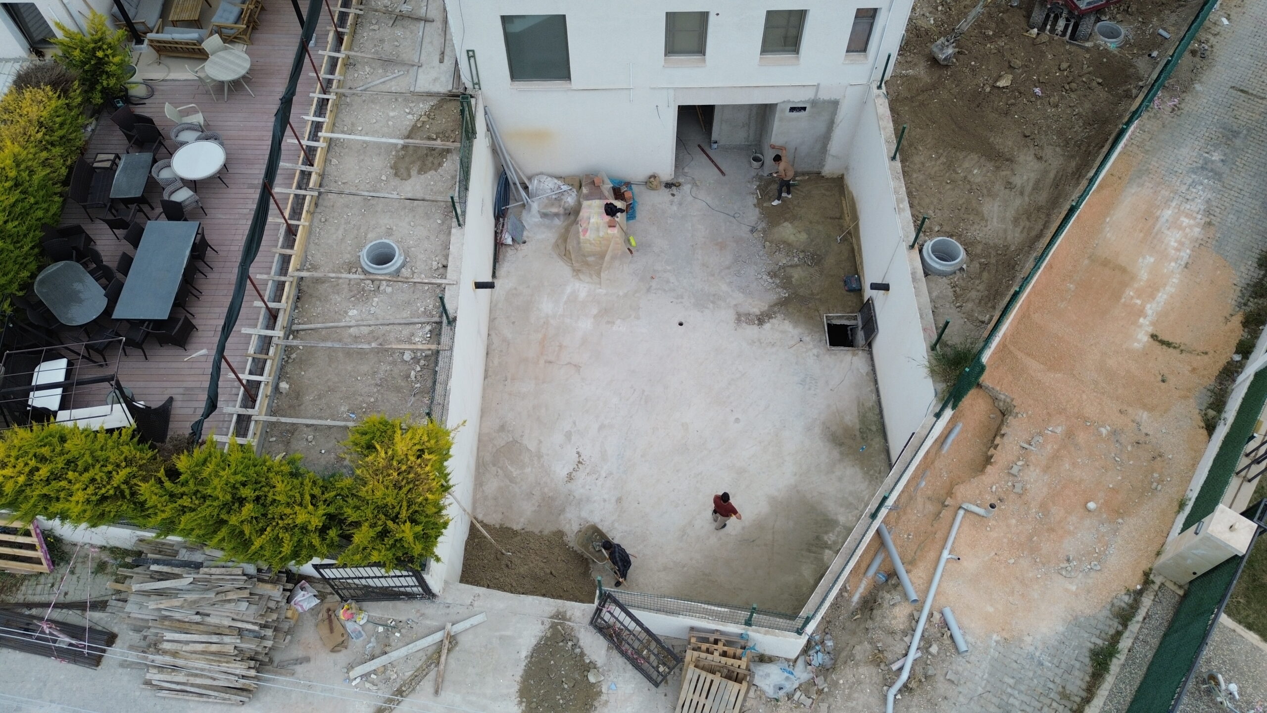 Çeşme McDonald's Geofoam Blok Dolgu Öncesi