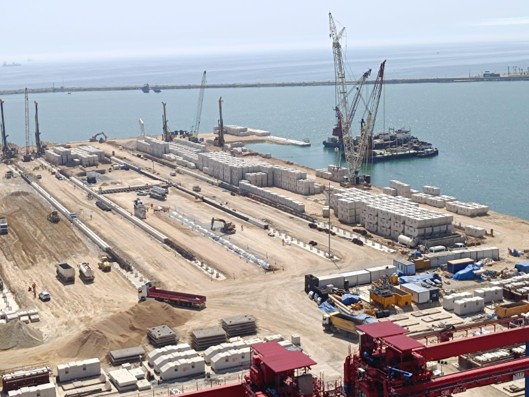 Mersinport genisleme projesi gomulu altyapi borulari geoteknik tasarimi
